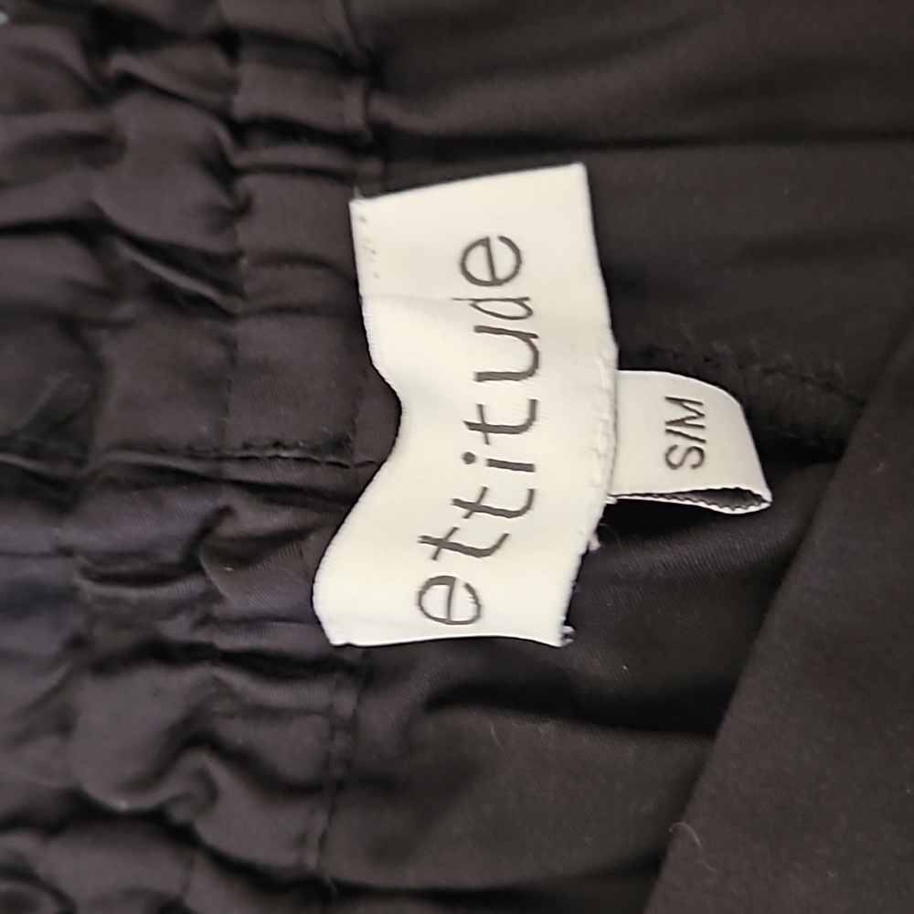 ETTITUDE,NIB,Sateen Shorts in Onyx (black),Size S/M - Picture 5 of 11